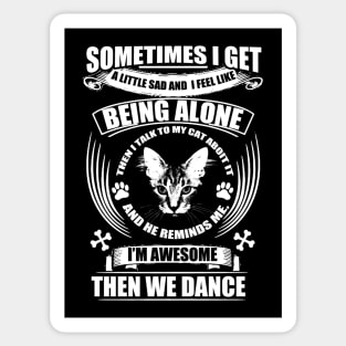 Being Alone Sticker